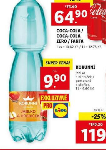 Lidl Korunní ochucená nabídka
