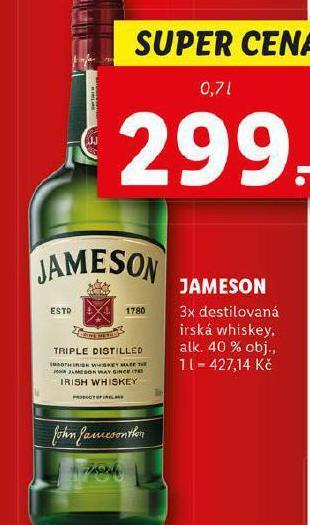 Lidl Jameson nabídka