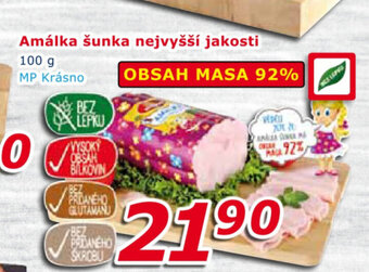 ESO MARKET Amálka šunka nejvyšší jakosti 100g nabídka