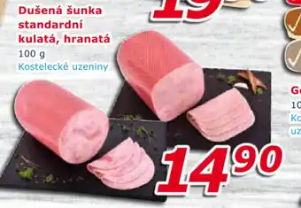 ESO MARKET Dušená šunka standardni kulatá, hranatá 100g nabídka
