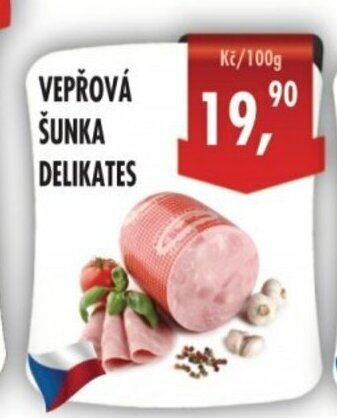 RABBIT řeznictví Vepřová šunka delikates 100g nabídka