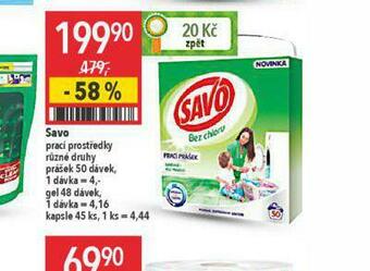 Globus Savo prací prostředek nabídka