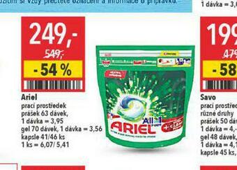 Globus Ariel prací prostředek nabídka