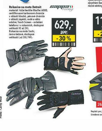 Globus Rukavice na moto nabídka