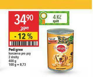 Globus Pedigree konzerva pro psy nabídka
