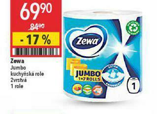 Globus Zewa jumbo kuchyňské role nabídka