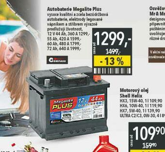 Globus Autobaterie megalite plus 55 ah nabídka
