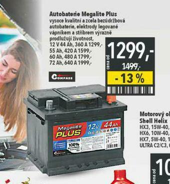 Globus Autobaterie megalite plus 72 ah nabídka