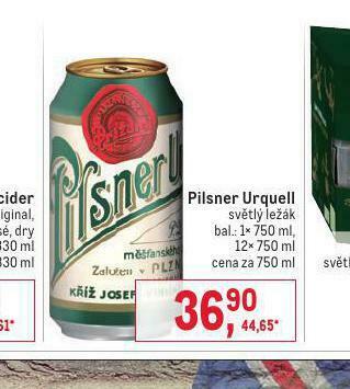 Makro Pivo pilsner urquell nabídka