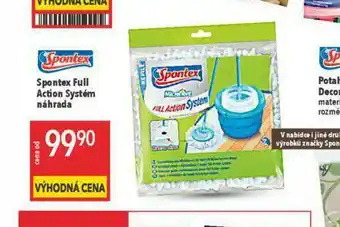 Globus Spontex ultra action systém náhrada nabídka