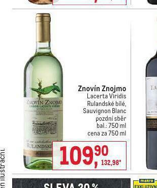 Makro Znovín znojmo nabídka