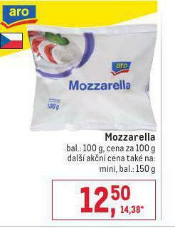 Makro Mozzarella nabídka