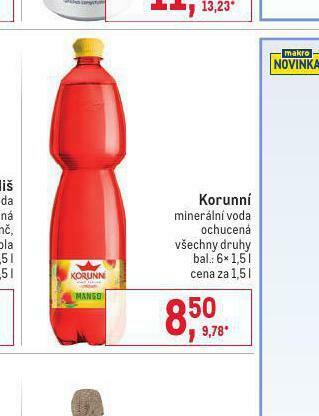 Makro Korunní ochucená nabídka