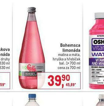 Makro Bohemsca limonáda nabídka
