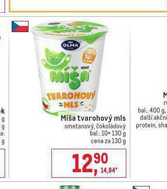Makro Míša tvarohový mls nabídka