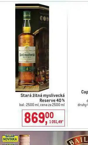 Makro Stará žitná myslivecká reserve 40% nabídka