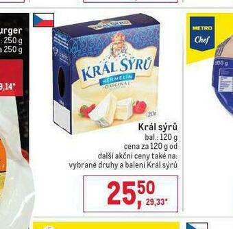 Makro Král sýrů nabídka