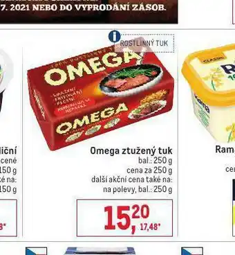 Makro Omega ztužený tuk nabídka