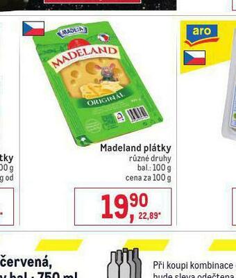 Makro Madeland plátky nabídka