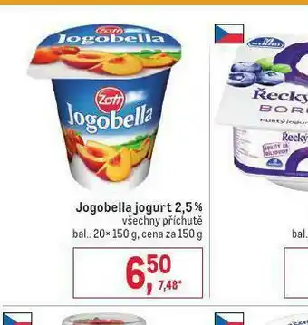 Makro Jogobella jgurt 2,5% nabídka