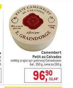 Makro Camembert petit au cavlados nabídka