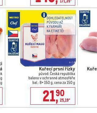 Makro Kuřecí prsní řízky nabídka