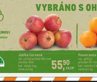 Makro Jablka červená nabídka