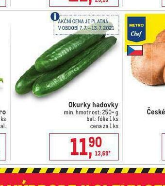 Makro Okurky hadovky nabídka