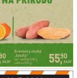 Makro Brambory sladké batáty nabídka