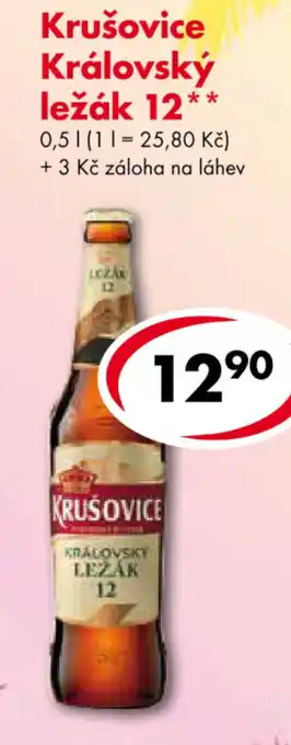 CBA Krušovice Královský ležák 12 500ml nabídka