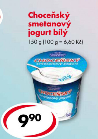 CBA Chocenský smetanový jogurt bílý 150g nabídka