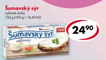CBA Šumavský sýr 150g nabídka