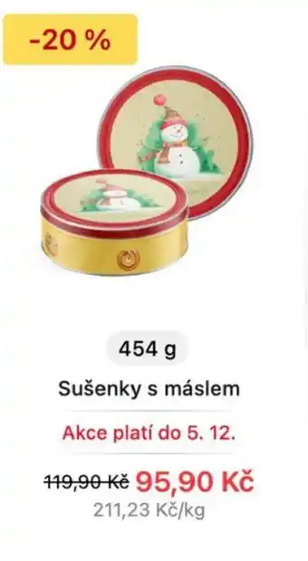 Sušenky s máslem