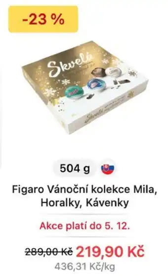 Figaro Vánoční kolekce Mila, Horalky, Kávenky