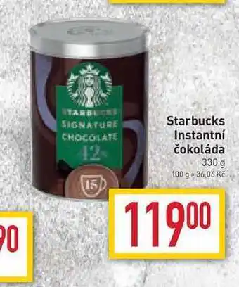 Billa Starbucks instantní čokoláda 330 g nabídka