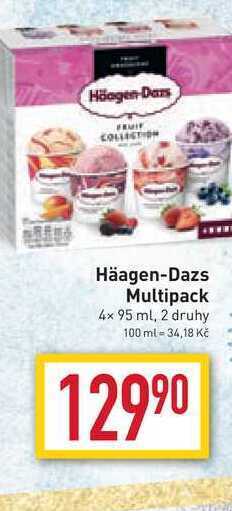 Billa Häagen-dazs multipack 4x 95 ml nabídka