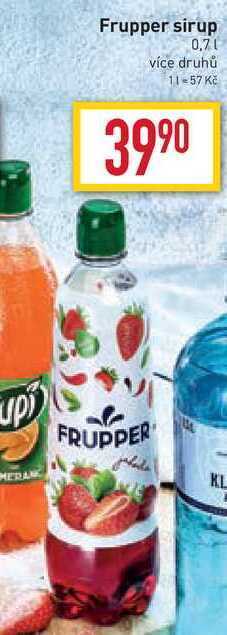 Billa Frupper sirup 0,7l nabídka