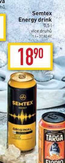 Billa Semtex energy drink 0,5l nabídka