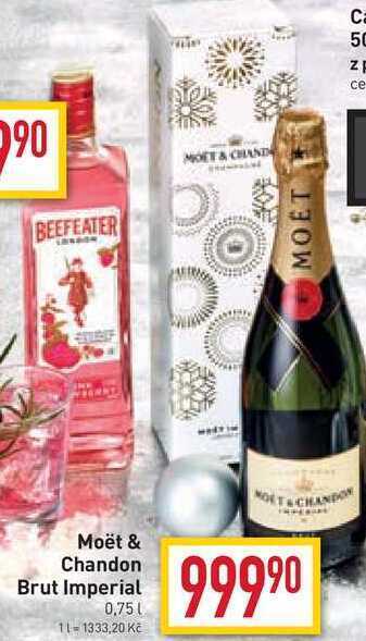 Billa Moët & chandon brut imperial 0,75l nabídka