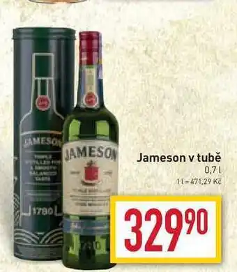 Billa Jameson v tubě 0,7l nabídka