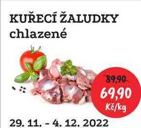RABBIT řeznictví Kuřecí žaludky, 1 kg nabídka