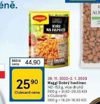 Tesco Maggi dobrý hostinec nabídka