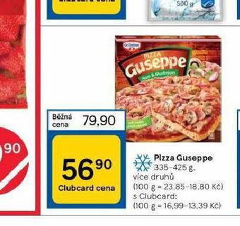 Tesco Pizza guseppe nabídka