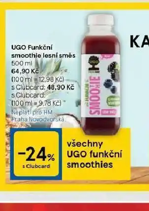 Tesco Ugo funkční smoothie lesní směs nabídka