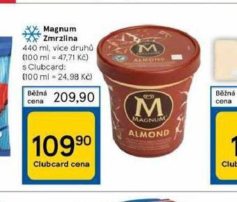 Tesco Magnum zmrzlina nabídka