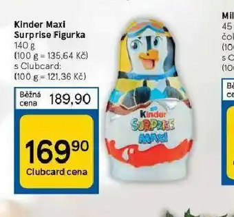 Tesco Kinder maxi surprose figurka nabídka
