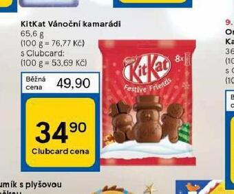 Tesco Kitkat vánoční kamarádi nabídka