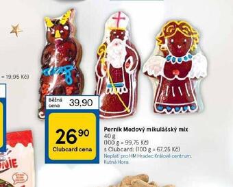 Tesco Perník medový mikulášský mix nabídka