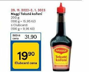Tesco Maggi tekuté koření nabídka