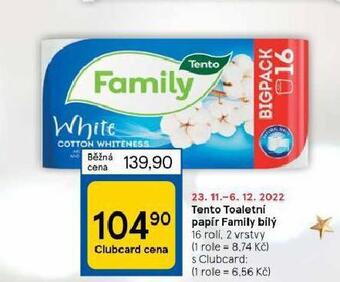 Tesco Tento toaletní papír nabídka